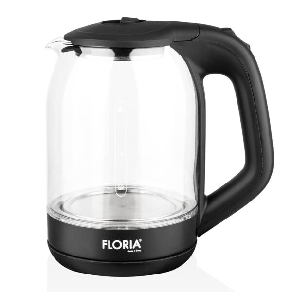 Zilan Ασύρματος γυάλινος βραστήρας νερού 1.7L 2200W Max ZLN3505